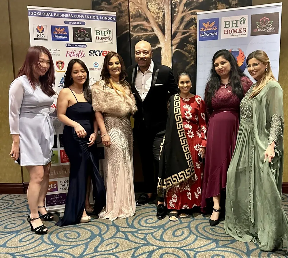 Guests in evening wear at a previous GTS celebration